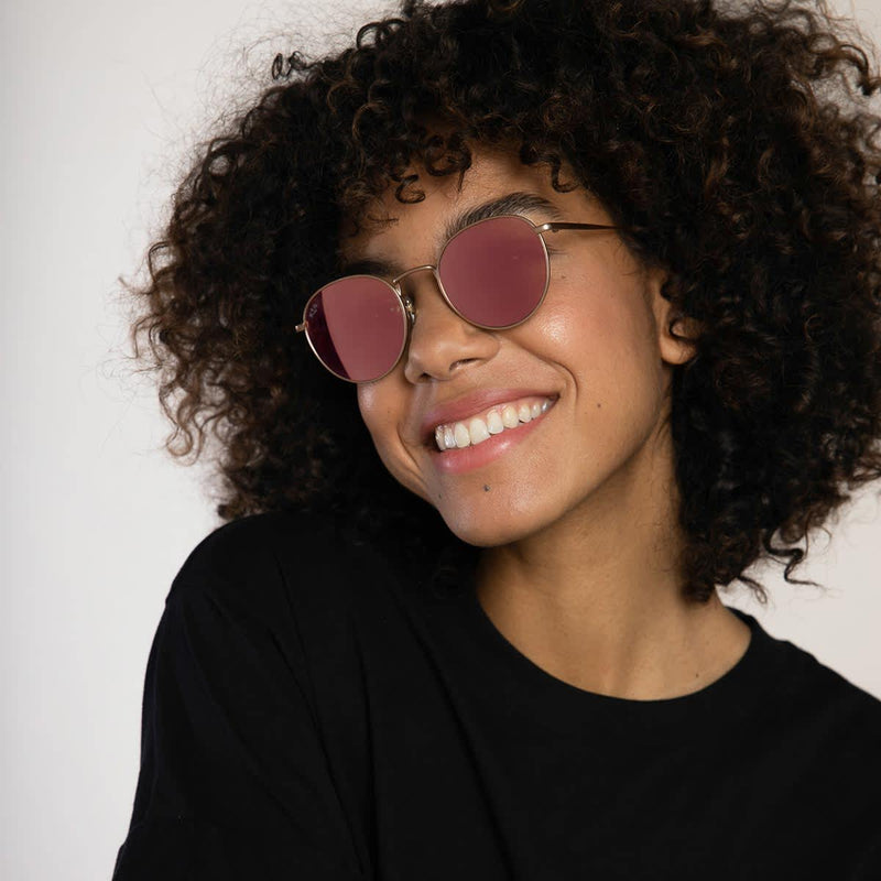 Lunettes de soleil Kapten & Son London All Pink Mirrored - PRECIOVS