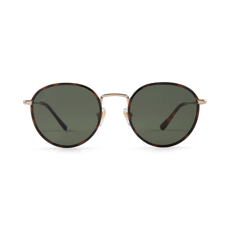 Lunettes de soleil Kapten & Son London Gold Tortoise Green - PRECIOVS