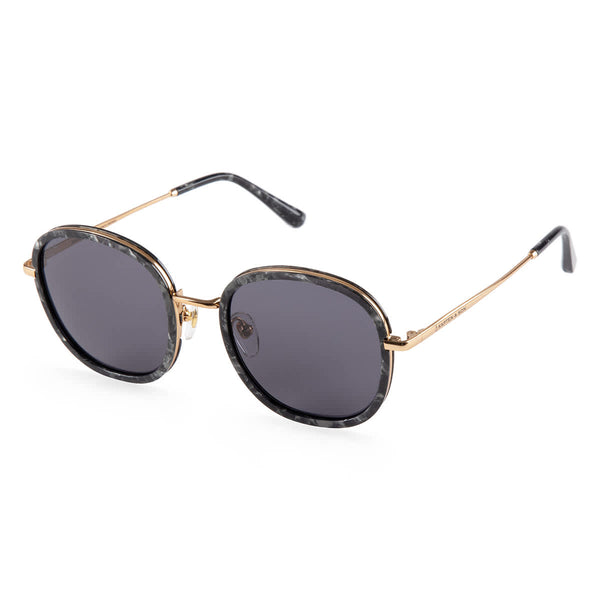 Lunettes de Soleil Kapten & Son Amsterdam Large Pearl Black - PRECIOVS