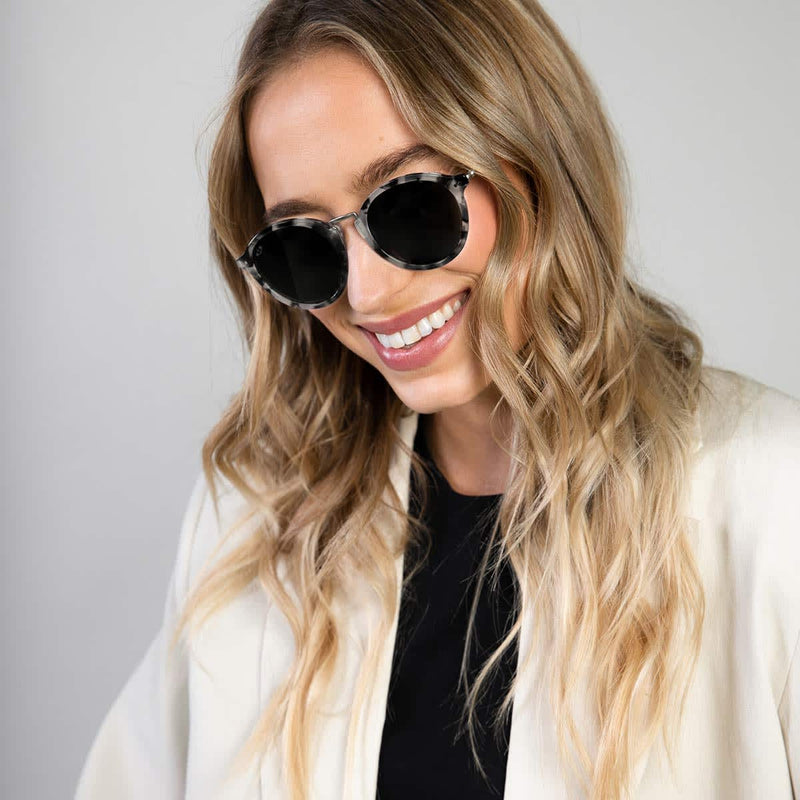 Lunettes de Soleil Kapten & Son Maui Grey Tortoise Black - PRECIOVS