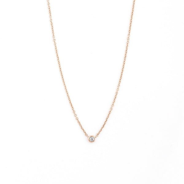 Collier I.Ma.Gi.N Jewels June Diamond Or Rose - PRECIOVS