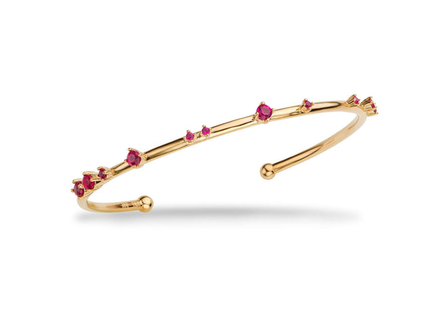 Bracelet MYA BAY Hoops - Pierres fushia MS-19.G - PRECIOVS