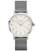 Montre Rosefield The MERCER White Silver MWS-M40 - PRECIOVS