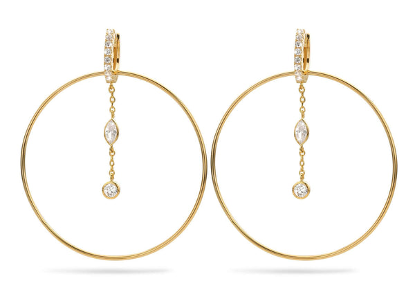 Boucles d'oreilles MYA BAY Royal Hoops BO-87.G - PRECIOVS