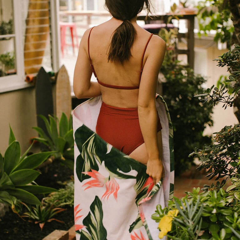 Serviette de plage Slowtide Mauka en coton durable - PRECIOVS