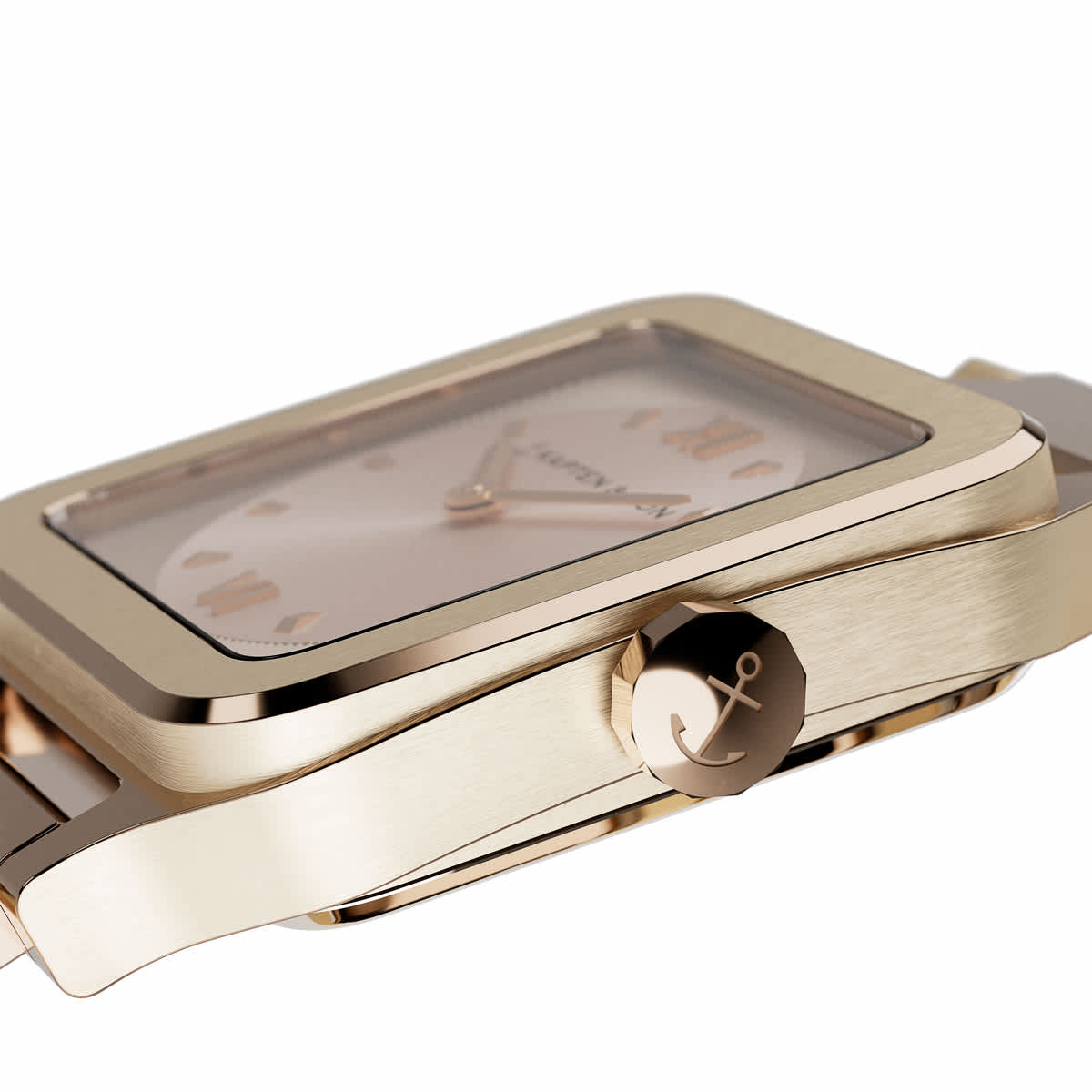 Montre Kapten & Son Tresor Light Gold Cream Bold Steel - PRECIOVS