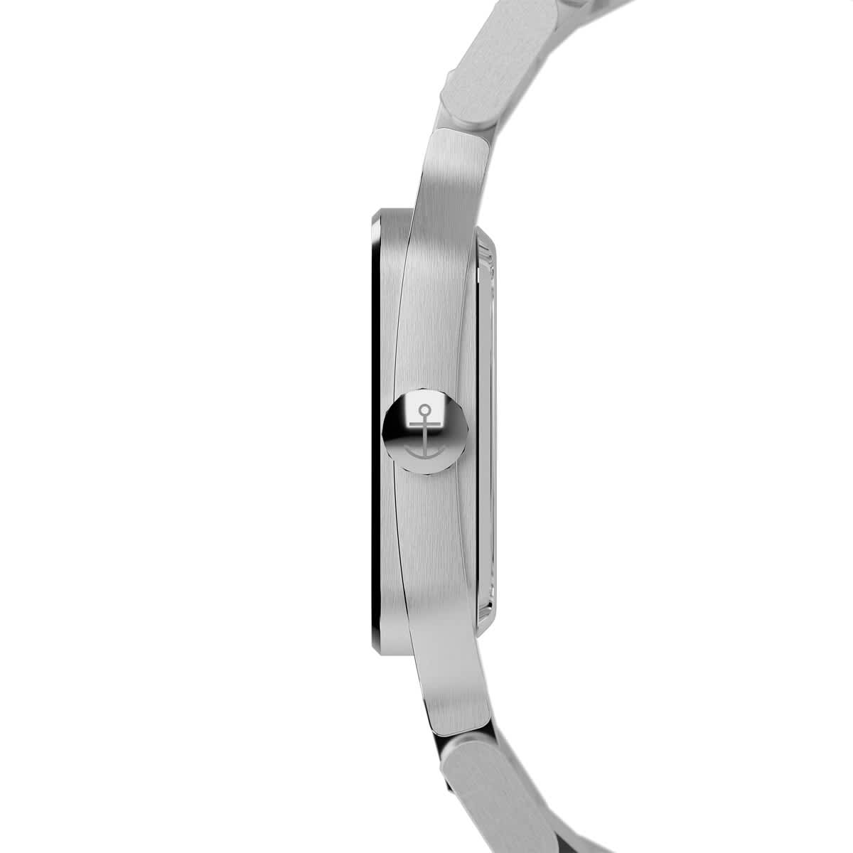 Montre Kapten & Son Tresor Silver Black Bold Steel - PRECIOVS