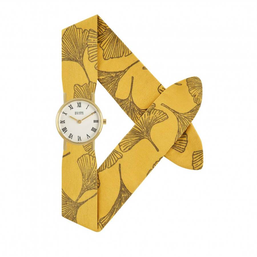 Montre RICH GONE BROKE Gold Marcel Baby Yellow Ginkgo - PRECIOVS