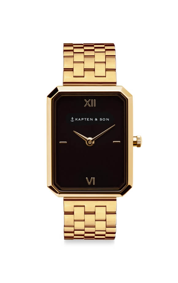 Montre Kapten & Son Grace Gold Black Steel - PRECIOVS