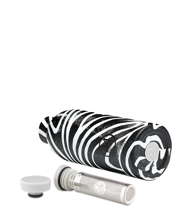 Coffret cadeau gourde isotherme avec infuseur 24Bottles Motion Wave - PRECIOVS