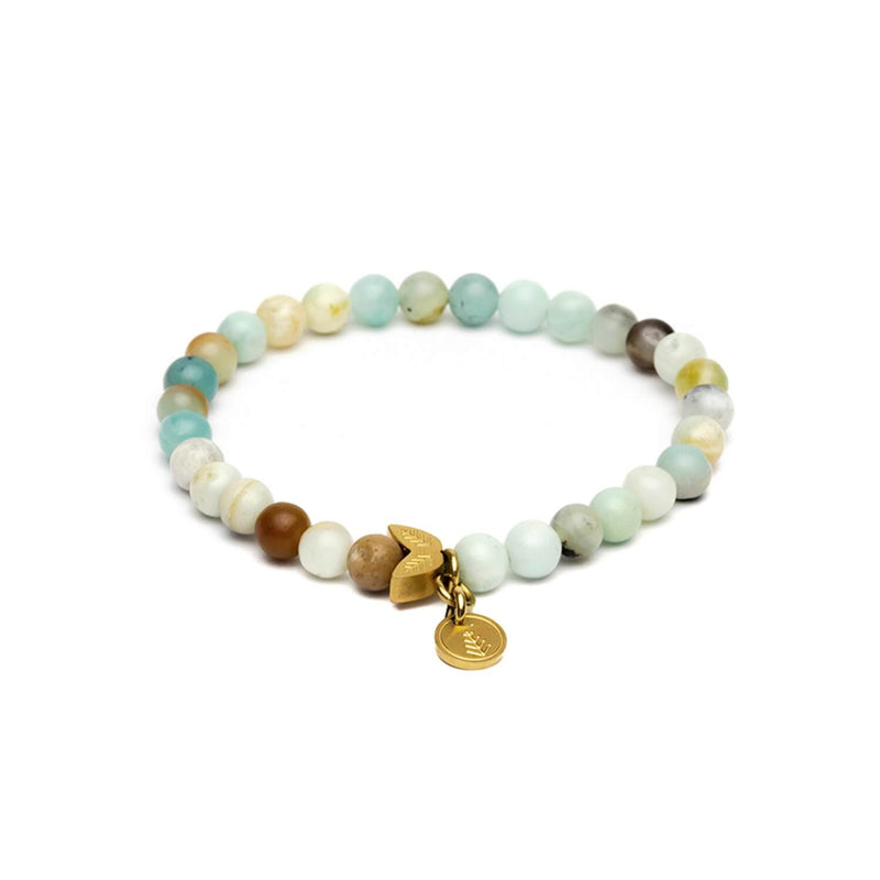 Bracelet Didyma par Gemini Nea 3 Colours en pierres naturelles amazonite - PRECIOVS