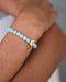Bracelet Didyma par Gemini Nea Turquoise en pierres naturelles amazonite - PRECIOVS