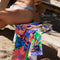 Serviette de plage Slowtide Neo en coton durable - PRECIOVS