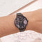 Montre Olivia Burton After Dark IP Black Mesh Floral OB16AD21 - PRECIOVS