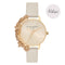 Montre Olivia Burton CASE CUFF NUDE & GOLD OB16CB10 - PRECIOVS