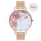 Montre Olivia Burton ENCHANTED GARDEN ROSE GOLD MESH OB16EG82 - PRECIOVS