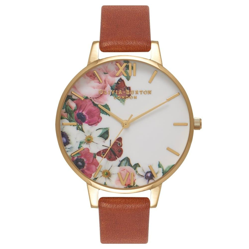 Montre Olivia Burton English Garden Brun Gold OB16ER07 - PRECIOVS