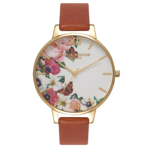 Montre Olivia Burton English Garden Brun Gold OB16ER07 - PRECIOVS
