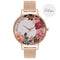 Montre Olivia Burton English Garden Rose Gold Mesh OB16ER10 - PRECIOVS