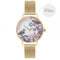 Montre Olivia Burton English Garden Gold Mesh OB16ER12 - PRECIOVS