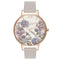 Montre Olivia Burton Parlour Bee Blooms Gris Or Rose OB16PL30 - PRECIOVS