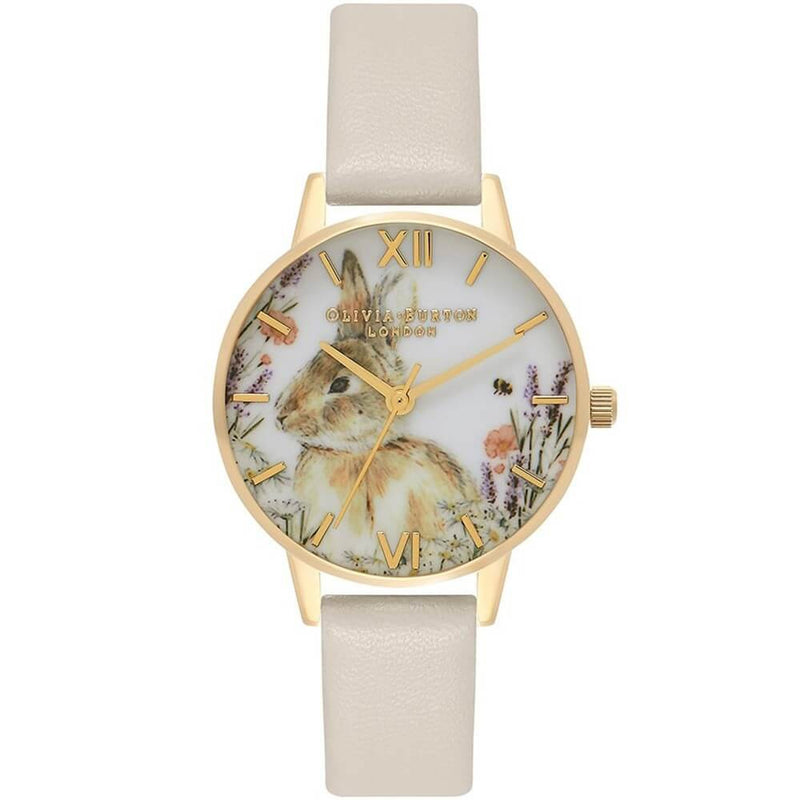 Montre Olivia Burton Woodland Bunny Nude Gold OB16WL65 - PRECIOVS