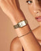 Coffret Rosefield The Octagon Sunray Gold + bracelet Roset gold X265 - PRECIOVS