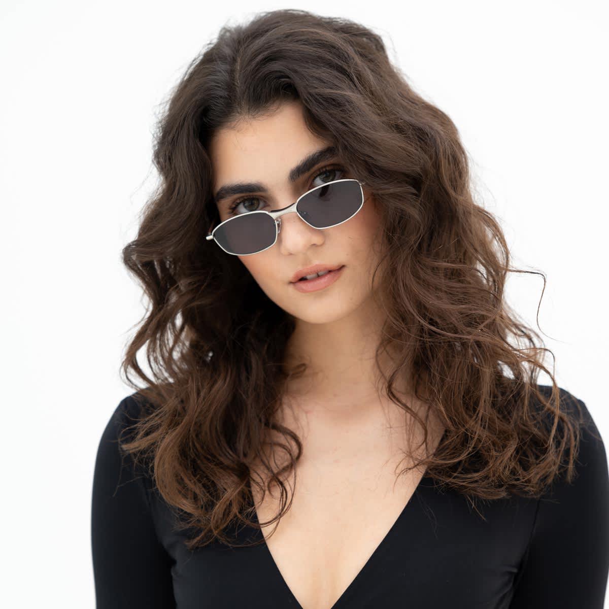 Lunettes de Soleil Kapten & Son Osaka Silver Black - PRECIOVS