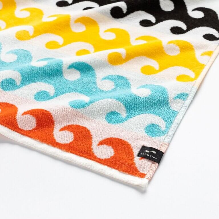 Serviette de plage Slowtide Out The Back en coton durable - PRECIOVS
