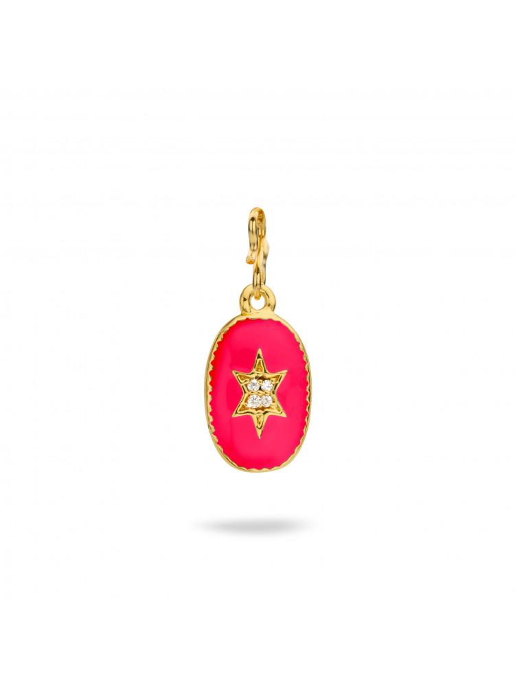 Pendentif MYA BAY Etoile du nord - Rose fluo PED-17.G - PRECIOVS