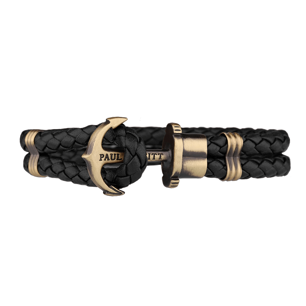 Bracelet Paul Hewitt Ancre PHREP Laiton Noir - PRECIOVS