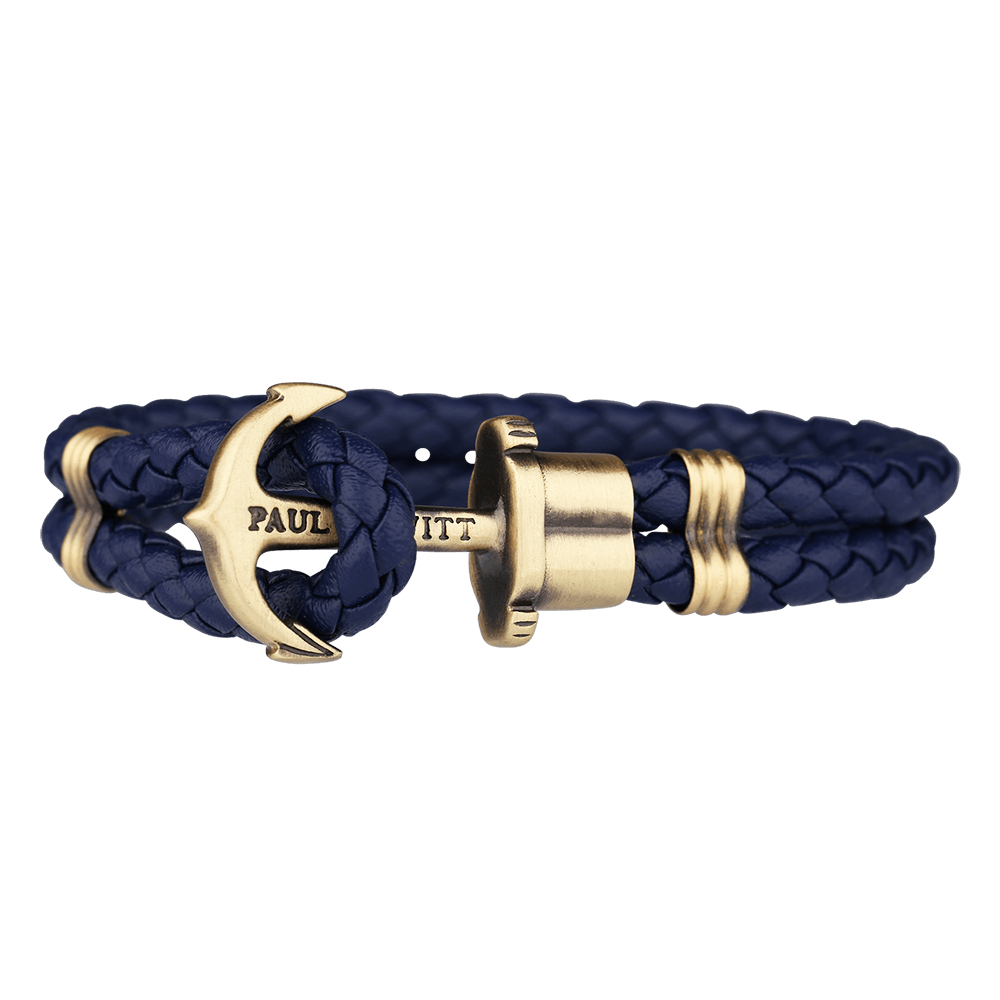 Bracelet Paul Hewitt Ancre PHREP Laiton Bleu Marine - PRECIOVS