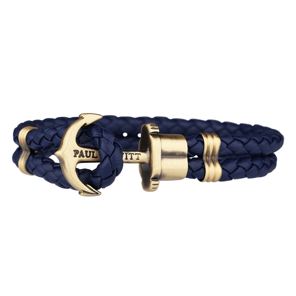 Bracelet Paul Hewitt Ancre PHREP Laiton Bleu Marine - PRECIOVS