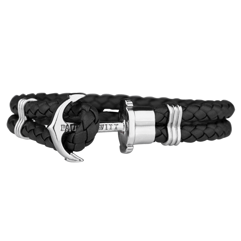 Bracelet Paul Hewitt Ancre PHREP Acier Inoxydable Noir - PRECIOVS