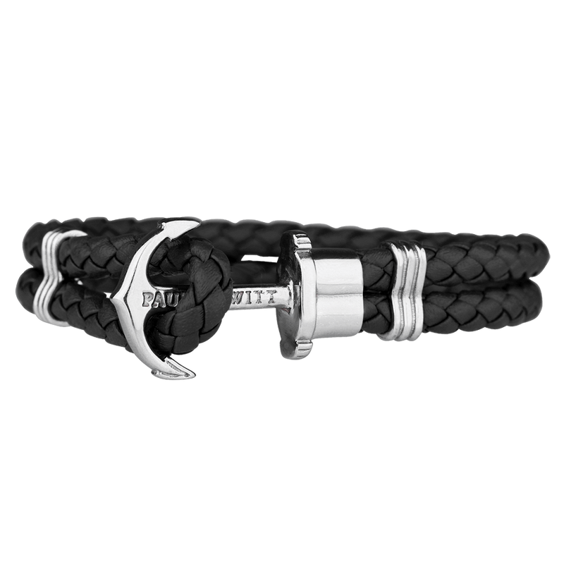 Bracelet Paul Hewitt Ancre PHREP Acier Inoxydable Noir - PRECIOVS