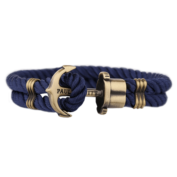 Bracelet Paul Hewitt Ancre PHREP Laiton Nylon Bleu Marine - PRECIOVS
