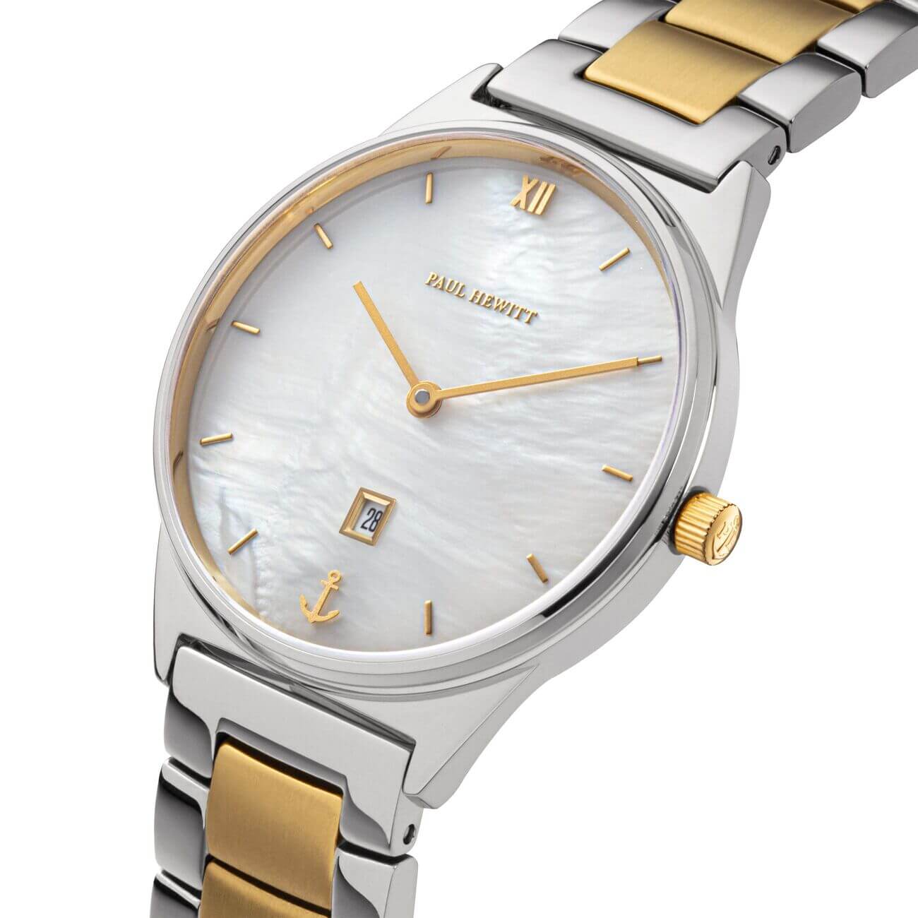Montre Paul Hewitt Praia Pearl Or/Argent Métallique - PRECIOVS