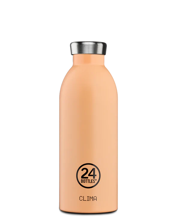 Bouteille réutilisable 24Bottles Clima Bottle Peach Orange 500ml - PRECIOVS