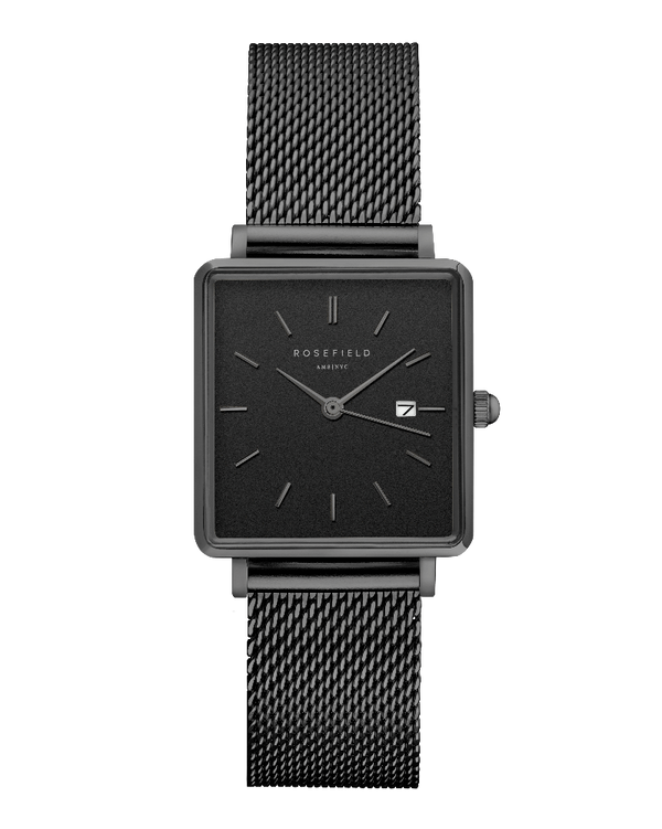 Montre Rosefield THE BOXY Noir Noir QBMB-Q04 - PRECIOVS