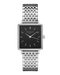 Montre Rosefield THE BOXY Noir Argenté QBSS-Q07 - PRECIOVS