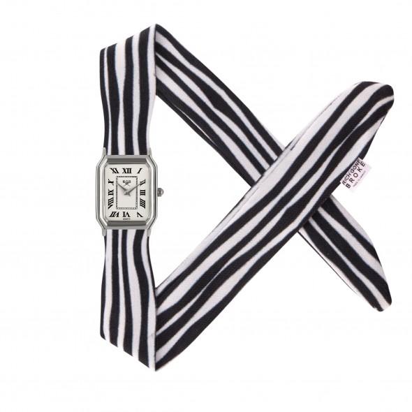 Montre RICH GONE BROKE Silver District Sailor Stripes - PRECIOVS