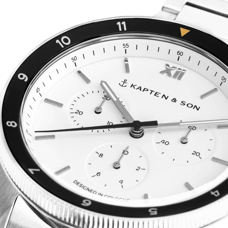 Montre Kapten & Son Rise Silver Steel - PRECIOVS