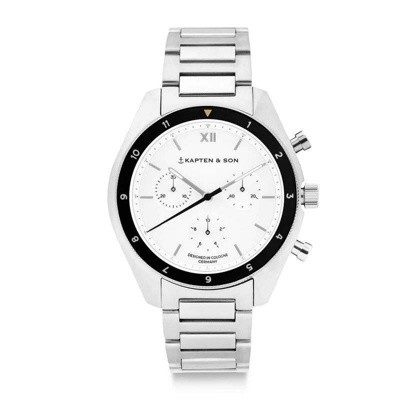 Montre Kapten & Son Rise Silver Steel - PRECIOVS