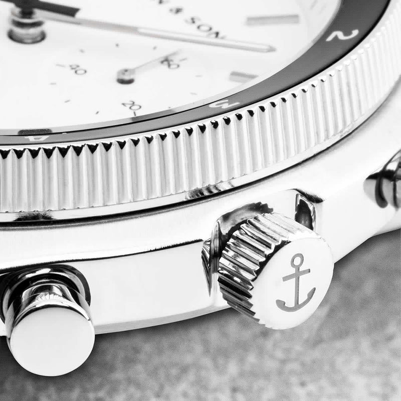 Montre Kapten & Son Rise Silver Steel - PRECIOVS