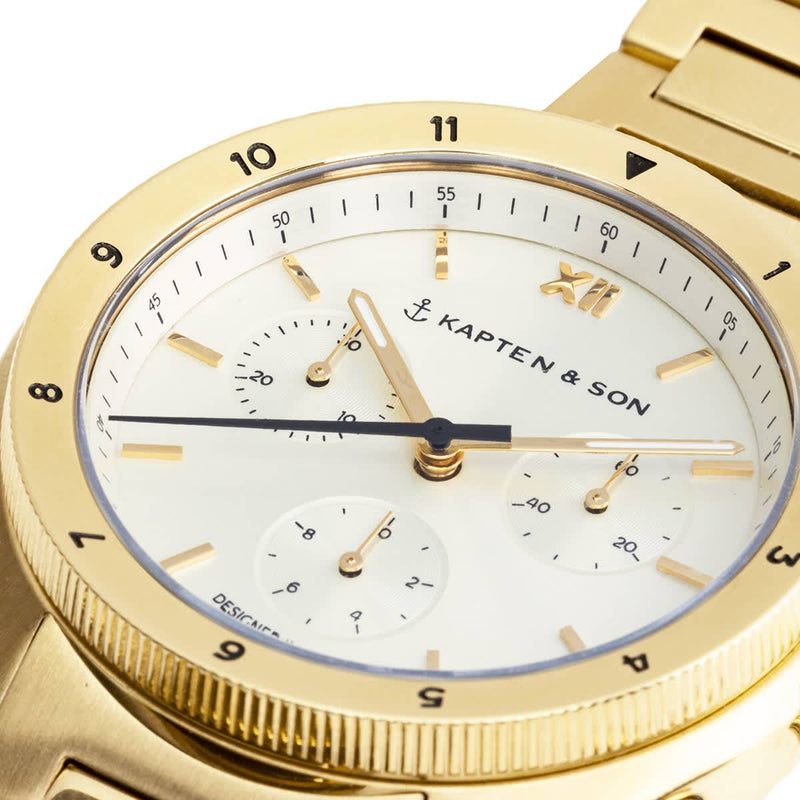 Montre Kapten & Son Rise Small Gold Steel - PRECIOVS