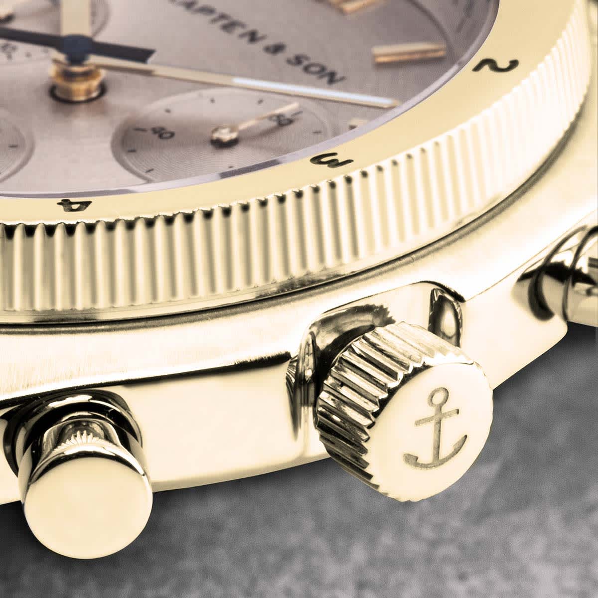 Montre Kapten & Son Rise Small Light Gold Cream Steel - PRECIOVS