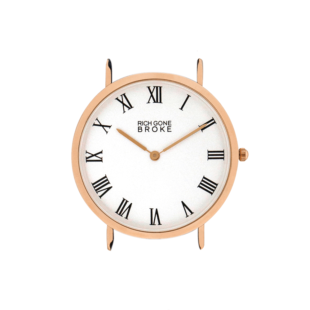 Boîtier de montre RICH GONE BROKE Rose Gold Marcel - PRECIOVS
