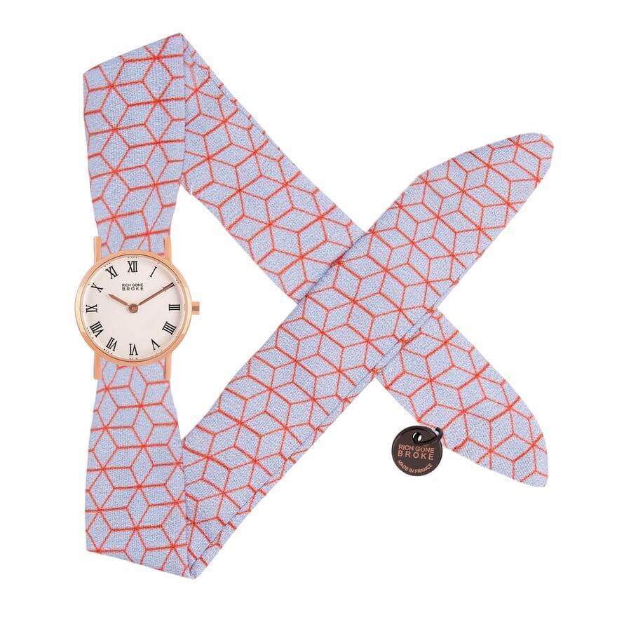 Montre RICH GONE BROKE Rose Gold Marcel Baby Pastel Graphic - PRECIOVS
