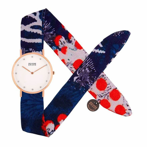 Montre RICH GONE BROKE Rose Gold Marcel Diamond Under The Sea - PRECIOVS