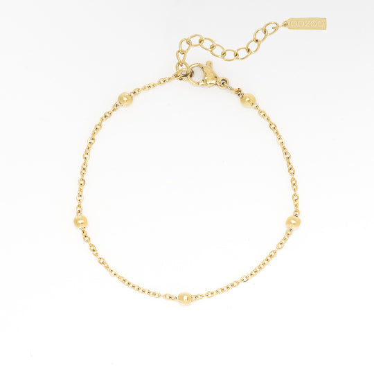 Bracelet Oozoo Jewellery or avec boules SB-1001 - PRECIOVS